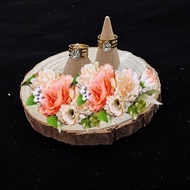 Ring Tread | Used Ring | 2 Ring Holders / Wooden Block Ring Treads/