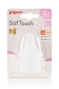 Pigeon Wideneck Softouch Teat - 2 Pack
