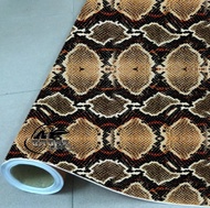 [Bayar di tempat] Stiker camo sisik ular albino 25x50cm