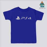 Gilan T Shirt Kaos Baju Distro Anak Gambar Game PLAY STATION PS 5 X PS 4 LOGO