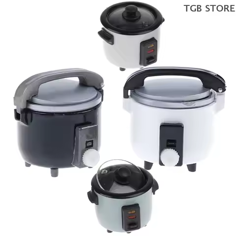 1:12 Miniature Rice Cooker Food Steamer Warmer Kitchen Cookware Dollhouse