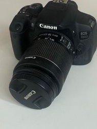 Canon EOS 700D with lens