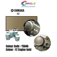 Motor Yamaha FZ [Y5046] FZ Engine Gold Metallic 2K Original Basecoat Paint Colour CARLOUR