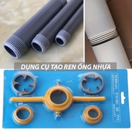 Specialized Plastic Pipe Threading Tool, PVC Pipe External Threading Processing, Pipe Repair
