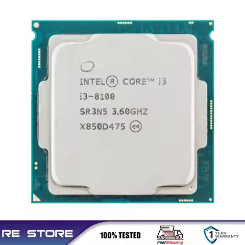 Intel Core i3 8100 3.6GHz LGA 1151 cpu processor