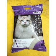Halifah cat litter pasir kucing 10L Lavender, Apple, Babypowder