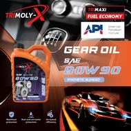 TRIMOLYX Manual Transmission GEAR OIL FLUID 80W90 4L API GL5-LSD Minyak Hitam Gearbox Manual Transmi