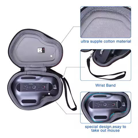 XANAD EVA Hard Case for Logitech MX Master 3/Master 3S/Master 2S Wireless Mouse Travel Carrying Prot