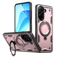 Armor Magnetic Rotating Bracket Case For Xiaomi Redmi Redmi 15A R70 A7 Pro Holder Shockproof Protect