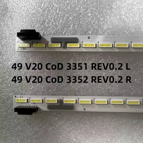 NEW Kit LED strips(2) for 49inch TV 49UH5F 49UH5F-H 6916L3351A 6916L3352B 49 V20 CoD 3351 3352