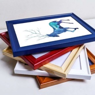 4R/5R/6R/8R/A4 Wooden Photo Frame Picture Frame Wall Hanging Picture Frame Solid Wood Log Photo Larg