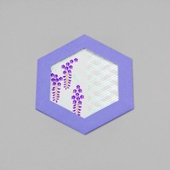 ROKKAKU CARD 大和撫子 紫藤花