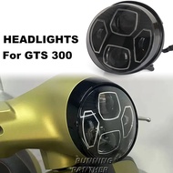 Y Black Motorcycle Headlight Kit For Vespa Gts300 GTS 300 Gts300 Gts300 New LED Fog Light