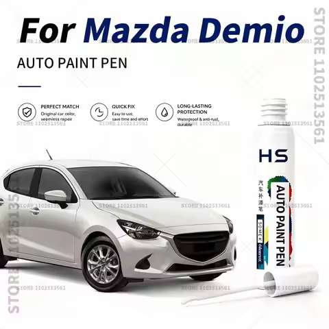 Car Paint Repair Pen Restores Original Factory Paint Finish For Mazda Demio Crystal Blue Snowflake W
