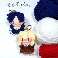 William & Sherlock Moriarty The Patriot Crochet mini doll | By zue.studio