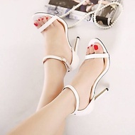 White strap High heels 9cm
