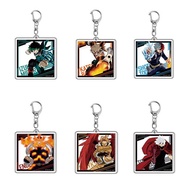 My Hero Academia Midoriya Izuku All Might Keychain Acrylic Bag Pendant Key Ring Japanese Animations Souvenir Key Chain