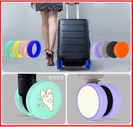 Luggage Suitable for Anti-dust Cover Protective Cover Luggage Wheel Rubber Mute Rubber Cover Suitcase Trolley Case Protective Cover Replacement Universal Wheel Wheel Cover Universal Accessories