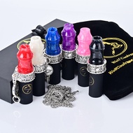 Wolfcoolvape Arabian Hookah Accessories Gold Foil Resin Nozzle Retro Gear Private Chain Hookah