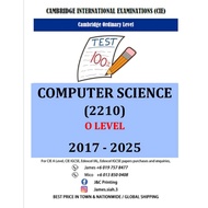 O Level COMPUTER SCIENCE (2210) 2017-June/Nov 2025 (Paper 1,2)