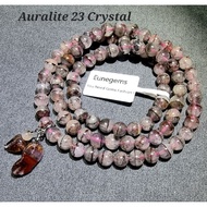 Eunegems Auralite 23 Crystal 3 Round Cacoxenite Bracelet C#6