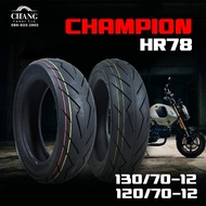 ยาง MSX z125 KSR 120/70-12 + 130/70-12 รุ่น HR-78  ยี่ห้อ Championยางสำหรับ MSX KSR Zoomer X z125