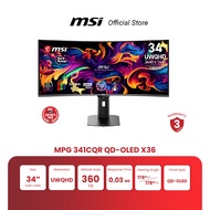 MSI Monitor MPG 341CQR QD-OLED X36 | 34" | QD-OLED | UWQHD | 0.03ms | 360Hz (จอคอมพิวเตอร์) [Pre-Ord