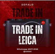 比較過就知 Trade in 至新或二手 Leica 各樣產品 機身及鏡頭 Leica Q343 Q328 Q2 Q2 Monochrom Reporter Reportor Ghost Q QP M