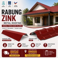 Ridge Capping/ Rabung Zink/ Awning heavyduty outdoor zink atap rumah kilang kebun outdoor
