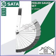 Sata Feeler Gauges Set 16 Pc 0.05–1.00 mm