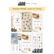 VINTAGE savings cards - 6 cards - 5 million