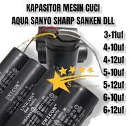 Capasitor capacitor mesin cuci 2 tabung Sanken Sharp / kapasitor mesin cuci 2 tabung