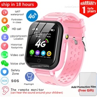 4G Smart Watch For Children IP67 Waterproof GPS WIFI Smart Watch Kids With SOS Flashlight Video Call Birthday Gift For 3-12Y
