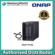 QNAP TR-002 2 Bay NAS . Local Singapore Warranty 2 Years. **QNAP Authorized Distributor**