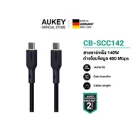 [สำหรับ iPhone 16]AUKEY CB-SCC141 Circlet Blink 140W สายชาร์จเร็ว 5A แบบ USB C to USB – C PD Cable ร
