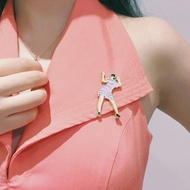 Birdddland原創手繪別針胸針 Shall We Dance 節日舞會聖誕禮物