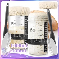 Sourdough Fermentation Jar 1set Fermentation Jar Cloth Cover Cake Making Supplies Sourdough
