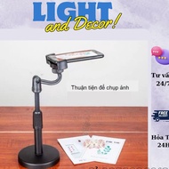 Convenient multi-function phone holder suitable for livestreaming, watching movies... L8 Stand _Ligh