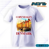 T-shirts by denmark, copenhagen t-shirts, roskilde souvenir clothes original denmark labelTAG den1pt