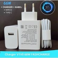 VIVO 66W Charger Vivo Type C T1 5G V23 V21 V25 V27 V29 V30 X70 flash Charge Charger 66 Watt/