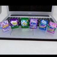 Miniature Fridge MAGNET SOUVENIR Detergent Products ATTACK, Lumos, DAIA, SO KLIN