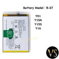 Battery B-S7 for Vivo Y01 Y15A Y15s Y16 Premium Quality Battery