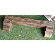 3kaki x 4in x 4in PU wood rustic shelf / rustic wood mantel / mantel / wood shelf / PU wood / faux w