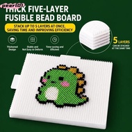 PEARL Fuse Bead Board, Super High Five Layer Bead Board, Durable Layered Structure Multi Layer Space
