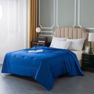 [New Collection] ผ้าห่มไหมเย็น Cool quilt/Air Conditioner Quilt by hilton สีพื้น ขนาด 7 ฟุต ผ้าห่มเย