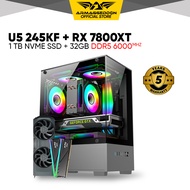 Armaggeddon Custom Desktop PC RX 7800XT U5 245KF 32GB RAM DDR5 1TB SSD
