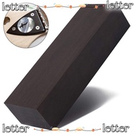 LETTER Ebony Lumber, 120*40*25mm Multi-application Ebony Wood, Instruments Tools DIY Material Blank 