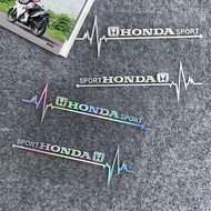 1 pair Car Laser Rainbow/Silver Stickers Triangle Windows Side Window Reflective Decals for Honda City GM2 GM6 Jazz Accord Future HRV Civic Shuttle Vezel Freed
