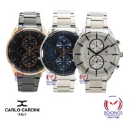 Carlo Cardini 4048G-SS-5 4048G-SS-1 4048G-RG-BLK-4 Analog Multi Function Quartz Jam Lelaki Men Watch