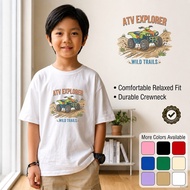 boys printed t shirt COMFY DAILY WEAR Graphic Print atv explorer-2 for 2-12 Years boys